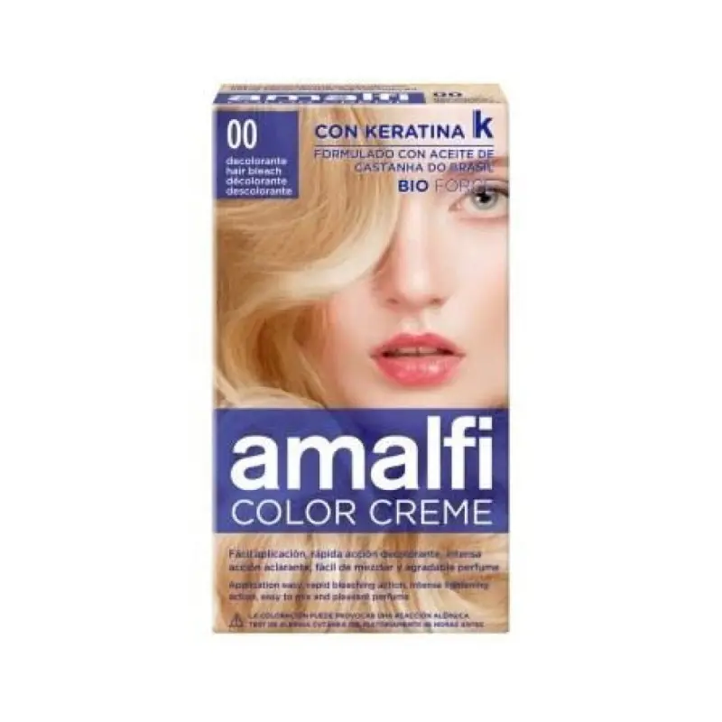 AMALFI TINTA CABELO DESCOLORANTE Nº00 50ML AMALFI TINTA CABELO DESCOLORANTE Nº00 50ML - SM-41.4661