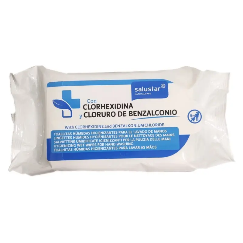 SALUSTAR TOALHITAS HUMIDAS HIGIENIZANTES P/LAVAR MAOS P-72UN SALUSTAR TOALHITAS HUMIDAS HIGIENIZANTES P/LAVAR MAOS P-72UN - SM-41.6074