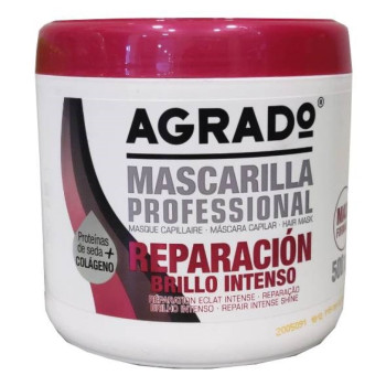 AGRADO MASCARA REPARAÇÃO P/CABELOS BRILHO INTENSO 500ML AGRADO MASCARA REPARAÇÃO P/CABELOS BRILHO INTENSO 500ML