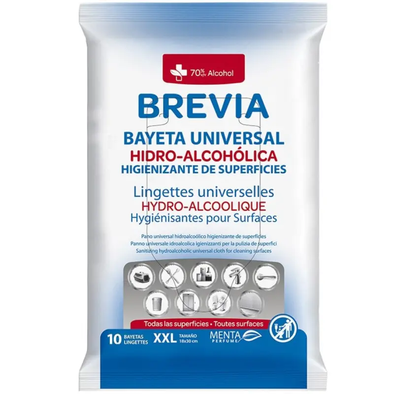 BAYETA XXL HIGIENIZANTE SUPERFICIES HIDRO-ALCOOLICA P-10UNID BAYETA XXL HIGIENIZANTE SUPERFICIES HIDRO-ALCOOLICA P-10UNID - SM-48.5283