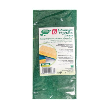 CONJ. 6 ESPONJAS VEGETAIS 030