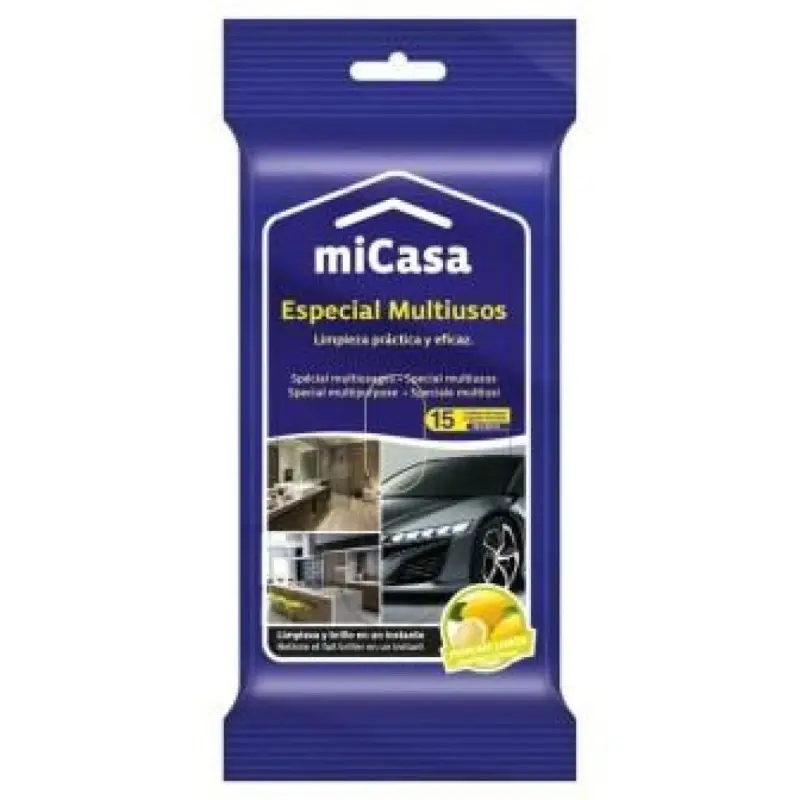 TOALHITAS MULTIUSOS 15UNID. MICASA TOALHITAS MULTIUSOS 15UNID. MICASA