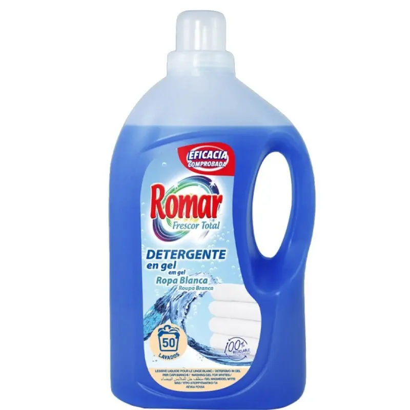 DETERGENTE GEL FRESCOR TOTAL P/ROUPAS BRANCA 42LAV. 3LT DETERGENTE GEL FRESCOR TOTAL P/ROUPAS BRANCA 42LAV. 3LT
