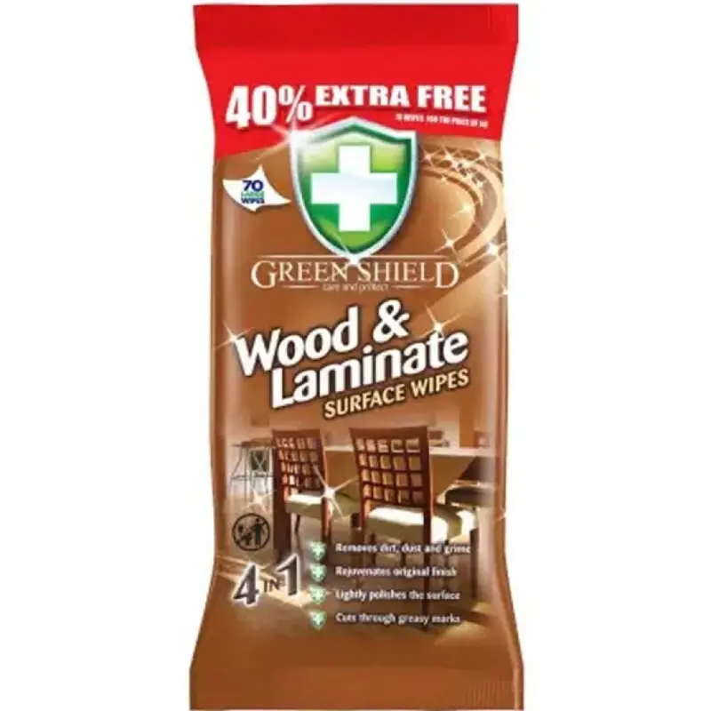 GREEN SHIELD TOALHETES MULTIUSUS MOVEIS E MADEIRA 70U GREEN SHIELD TOALHETES MULTIUSUS MOVEIS E MADEIRA 70U