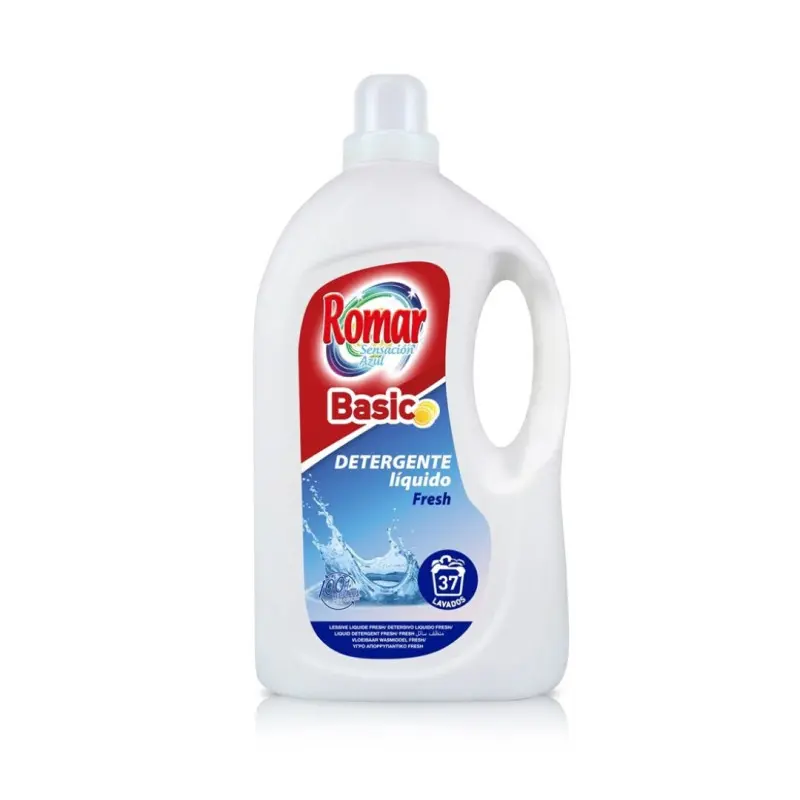 DETERGENTE LIQUIDO P/ROUPA FRESH 2.6LT ROMAR BASIC DETERGENTE LIQUIDO P/ROUPA FRESH 2.6LT ROMAR BASIC