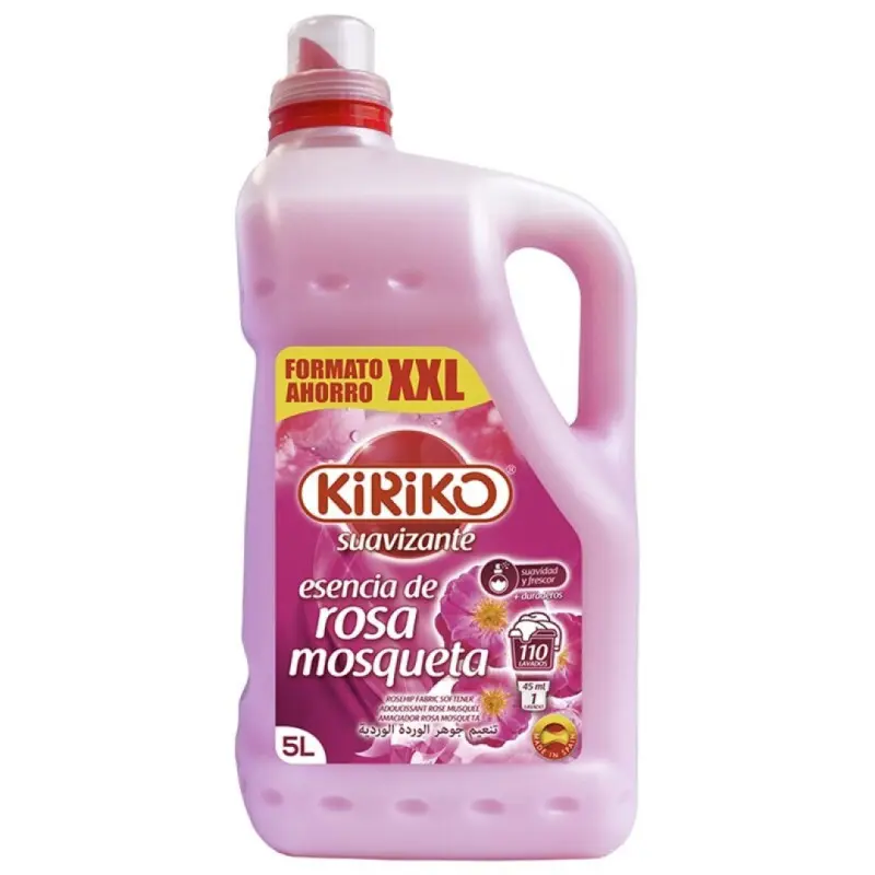 AMACIADOR ROUPA ROSA MOSQUETA KIRIKO 110DOSES (5LT) AMACIADOR ROUPA ROSA MOSQUETA KIRIKO 110DOSES (5LT)