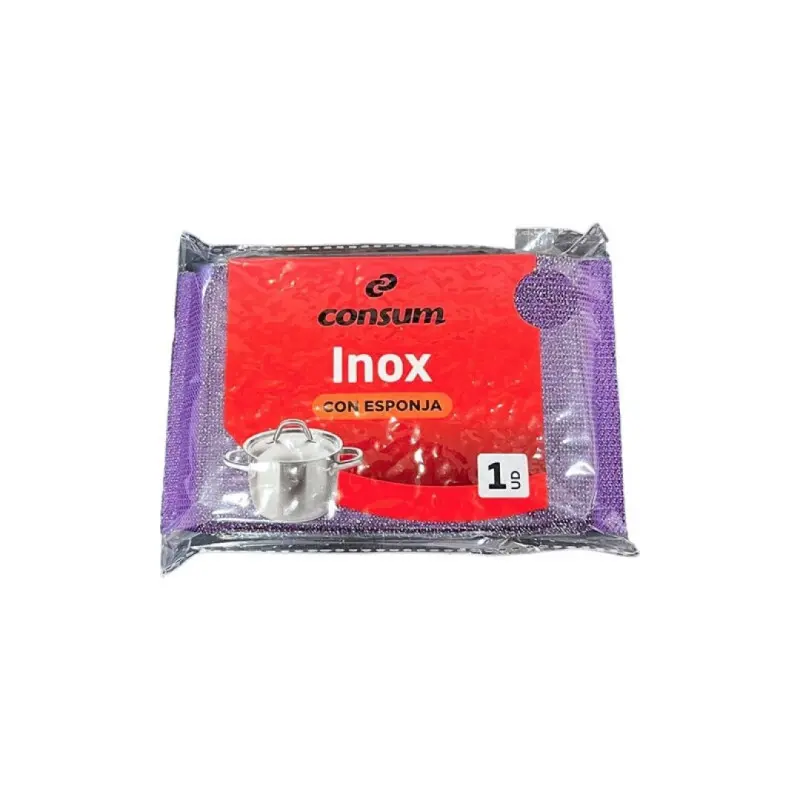 ESFREGAO INOX C/ ESPONJA ESFREGAO INOX C/ ESPONJA