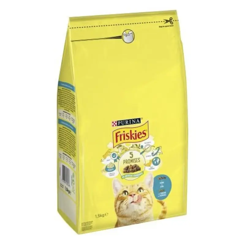 COMIDA SECA P/GATO ATUM/VERDURAS FRISKIES 1.5KGS 489430 COMIDA SECA P/GATO ATUM/VERDURAS FRISKIES 1.5KGS 489430