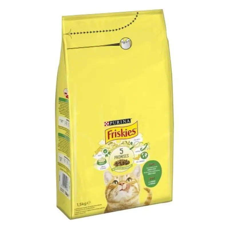 COMIDA SECA P/GATO COELHO/VERDURAS FRISKIES 1.5KGS 489431 COMIDA SECA P/GATO COELHO/VERDURAS FRISKIES 1.5KGS 489431
