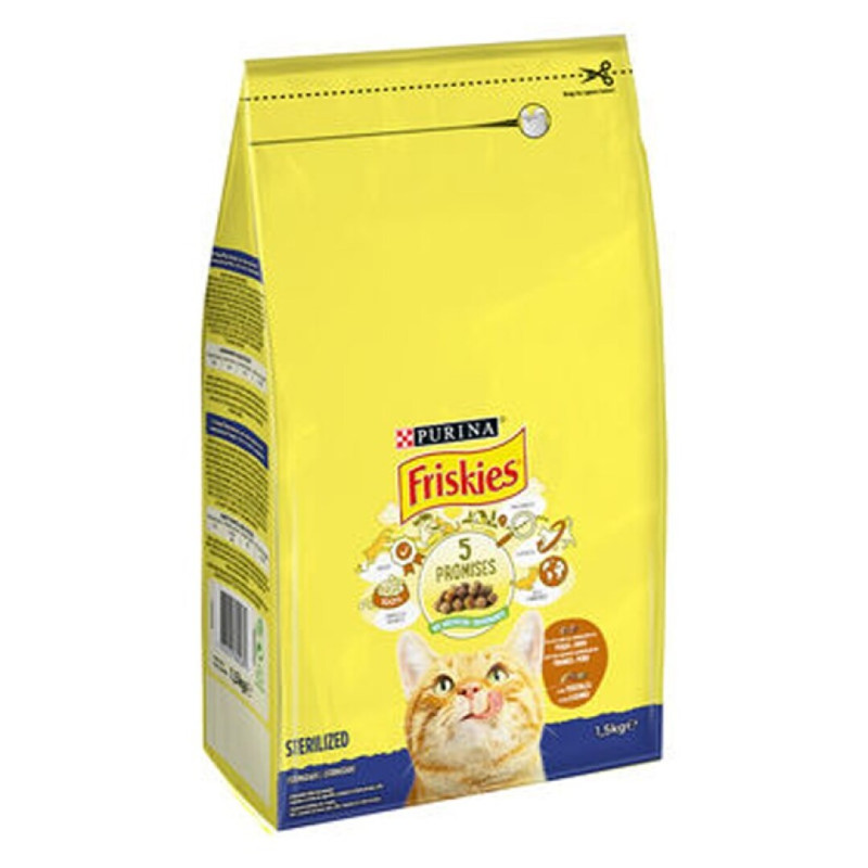 COMIDA SECA P/GATOS ESTERILIZADOS FRISKIES 1.5KG 489451 COMIDA SECA P/GATOS ESTERILIZADOS FRISKIES 1.5KG 489451
