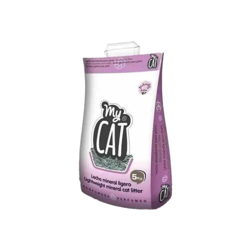 AREIA PERFUMADA PARA GATO MY CAT 5KG AREIA PERFUMADA PARA GATO MY CAT 5KG