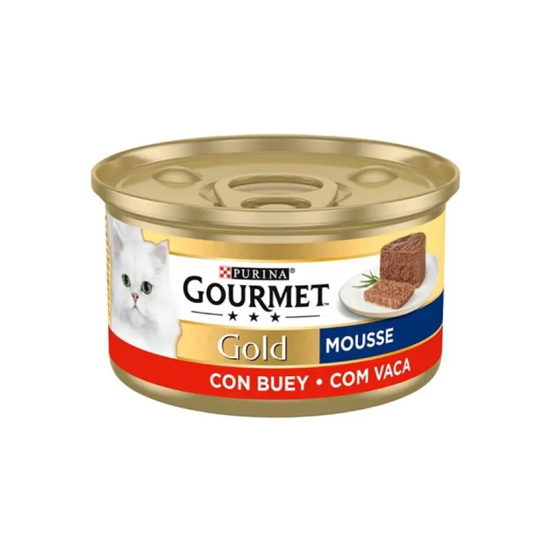 PURINA GOURMET GOLD CONJ.24 LATAS COMIDA GATO VACA 85GRS PURINA GOURMET GOLD CONJ.24 LATAS COMIDA GATO VACA 85GRS