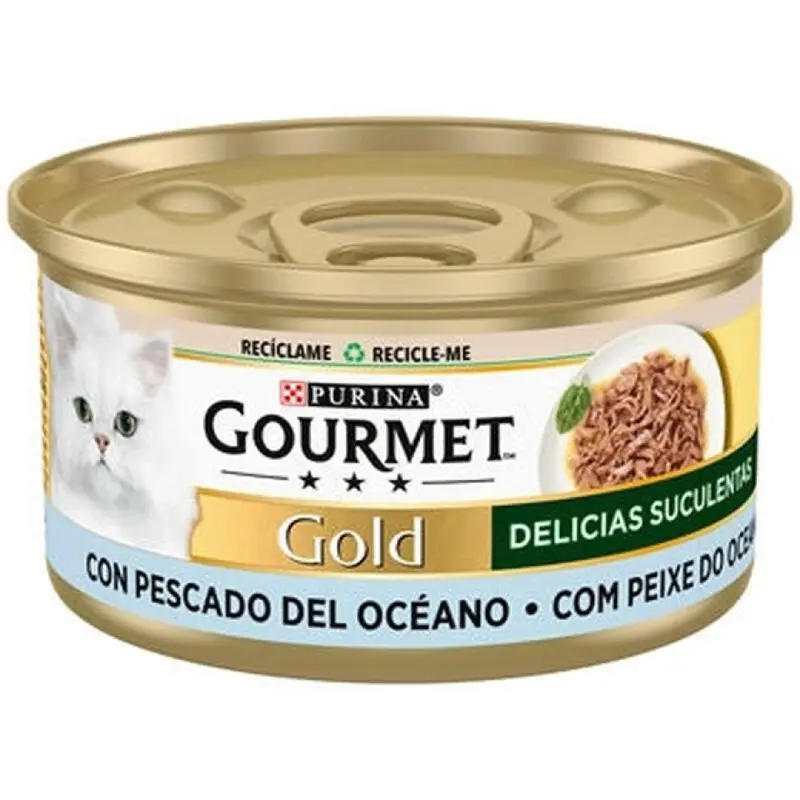 PURINA GOURMET GOLD CONJ.24 LATAS COMIDA GATO PEIXE OC.85GRS PURINA GOURMET GOLD CONJ.24 LATAS COMIDA GATO PEIXE OC.85GRS
