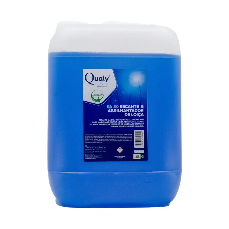 SA 80 – Secante e Abrilhantador de Loiça - 10L - QQ-SC010100 SA 80 – Secante e Abrilhantador de Loiça - 10L - QQ-SC010100