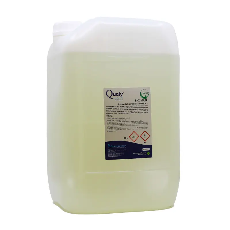 Enzimate – Detergente Enzimático Baixa Espuma - 20L - QQ-EM010200 Enzimate – Detergente Enzimático Baixa Espuma - 20L - QQ-EM010200
