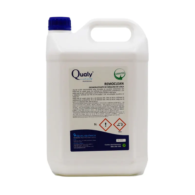 Remoclean – Desincrustante de Máquina de Loiça - 5L - QQ-RC01065K Remoclean – Desincrustante de Máquina de Loiça - 5L - QQ-RC01065K