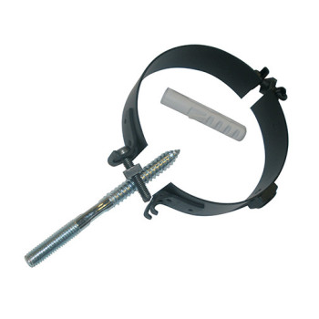 Abraçadeira parede simples aço ferex Expo Inox 80 mm Abraçadeira parede simples aço ferex Expo Inox 80 mm