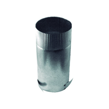 Adaptador aço galvanizado 125 mm para boca extração Adaptador aço galvanizado 125 mm para boca extração