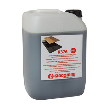 Aditivo fluidificante Giacomini 10 L para betão Aditivo fluidificante Giacomini 10 L para betão