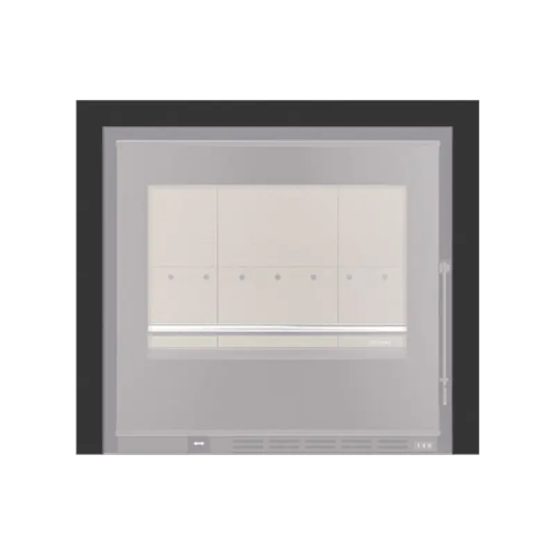 Aro 3 lados com 44 mm para recuperador calor Solzaima Hera Eco 60 preto Aro 3 lados com 44 mm para recuperador calor Solzaima Hera Eco 60 preto