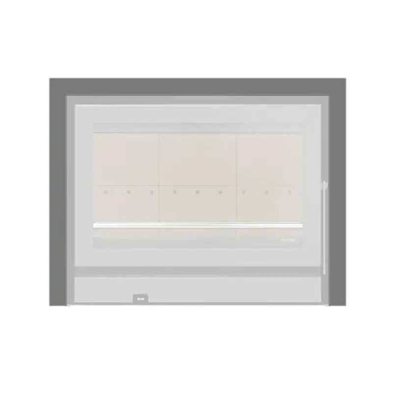 Aro 3 lados com 44 mm para recuperador calor Solzaima Orion Eco 70 cinza Aro 3 lados com 44 mm para recuperador calor Solzaima Orion Eco 70 cinza