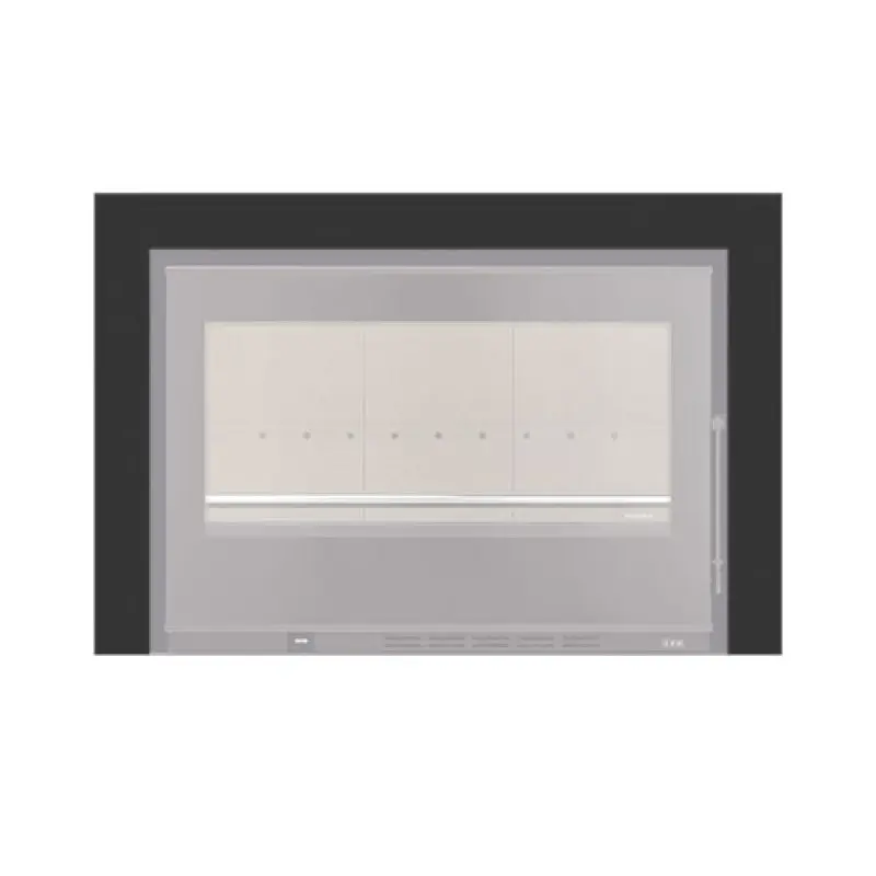 Aro 3 lados com 74 mm para recuperador calor Solzaima Juno Eco 80 preto