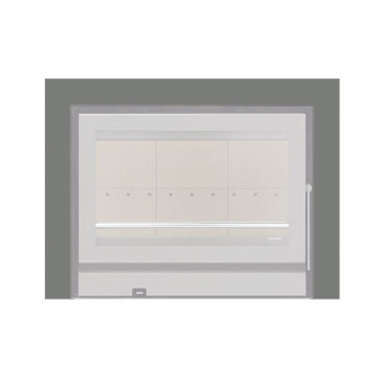 Aro 3 lados com 74 mm para recuperador calor Solzaima Orion Eco 70 cinza Aro 3 lados com 74 mm para recuperador calor Solzaima Orion Eco 70 cinza