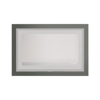 Aro 4 lados com 44 mm para recuperador calor Solzaima Ecofogo Eco cinza Aro 4 lados com 44 mm para recuperador calor Solzaima Ecofogo Eco cinza