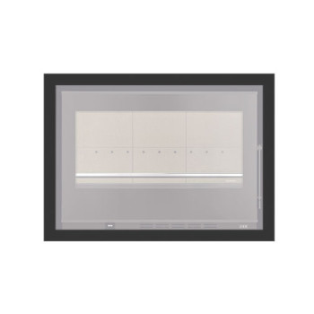 Aro 4 lados com 44 mm para recuperador calor Solzaima Juno Eco 80 preto Aro 4 lados com 44 mm para recuperador calor Solzaima Juno Eco 80 preto