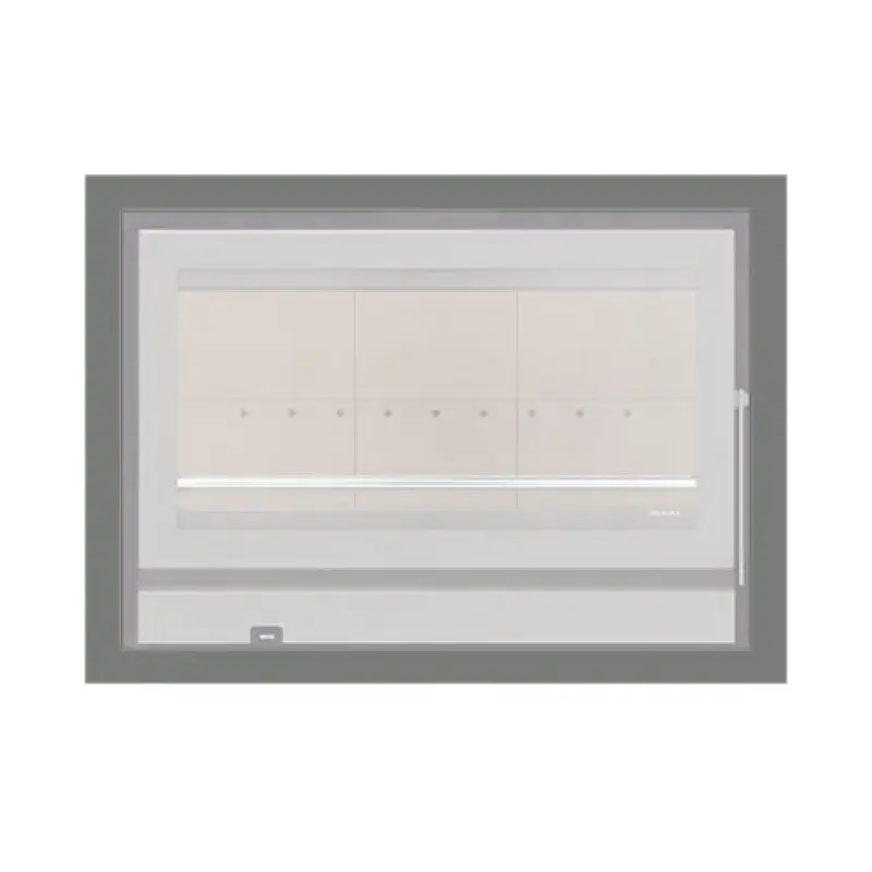 Aro 4 lados com 44 mm para recuperador calor Solzaima Rialto Eco 80 cinza Aro 4 lados com 44 mm para recuperador calor Solzaima Rialto Eco 80 cinza