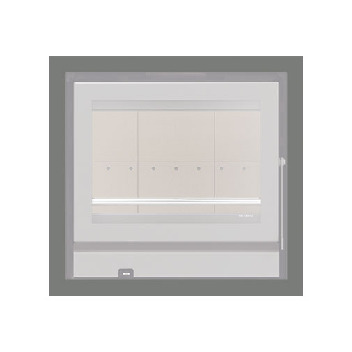Aro 4 lados com 44 mm para recuperador calor Solzaima Siena Eco 60 cinza