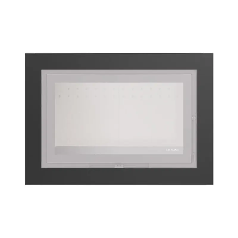 Aro 4 lados com 74 mm para recuperador calor Solzaima Ecofogo/Mytho Eco preto Aro 4 lados com 74 mm para recuperador calor Solzaima Ecofogo/Mytho Eco preto
