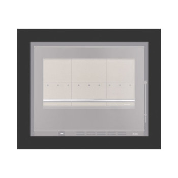 Aro 4 lados com 74 mm para recuperador calor Solzaima Loki Eco 70 preto Aro 4 lados com 74 mm para recuperador calor Solzaima Loki Eco 70 preto