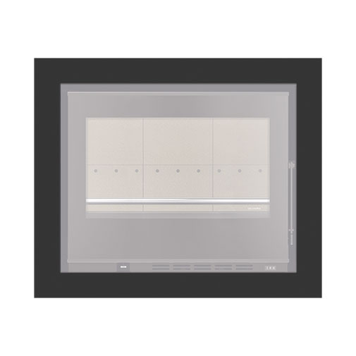 Aro 4 lados com 74 mm para recuperador calor Solzaima Loki Eco 70 preto