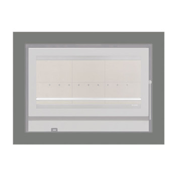 Aro 4 lados com 74 mm para recuperador calor Solzaima Rialto Eco 80 cinza Aro 4 lados com 74 mm para recuperador calor Solzaima Rialto Eco 80 cinza