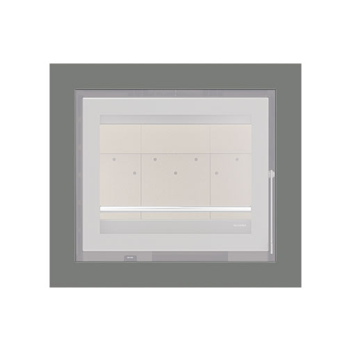 Aro 4 lados com 74 mm para recuperador calor Solzaima Urano Eco 60 cinza