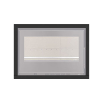 Aro tripartido para recuperador calor Solzaima Juno Eco 80 preto Aro tripartido para recuperador calor Solzaima Juno Eco 80 preto