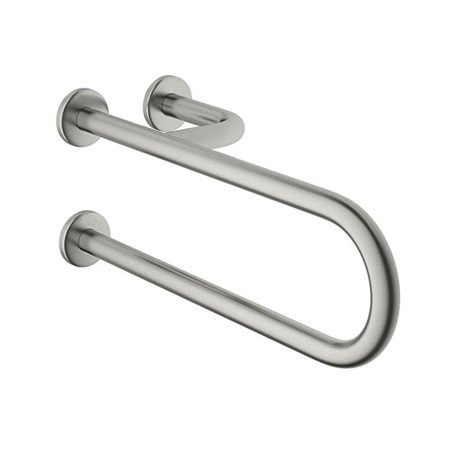 Barra apoio fixa 600 mm esquerda para lavatório Barra apoio fixa 600 mm esquerda para lavatório