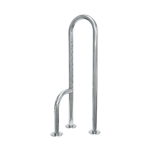 Barra apoio fixa 800 mm direita para sanita Barra apoio fixa 800 mm direita para sanita