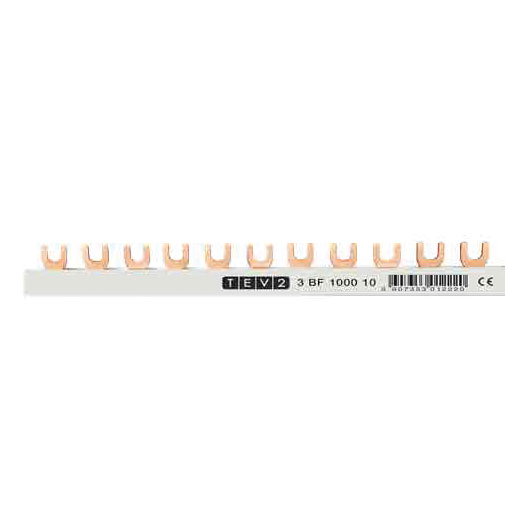 Barramento forquilha TEV 3P 10 mm2 Barramento forquilha TEV 3P 10 mm2