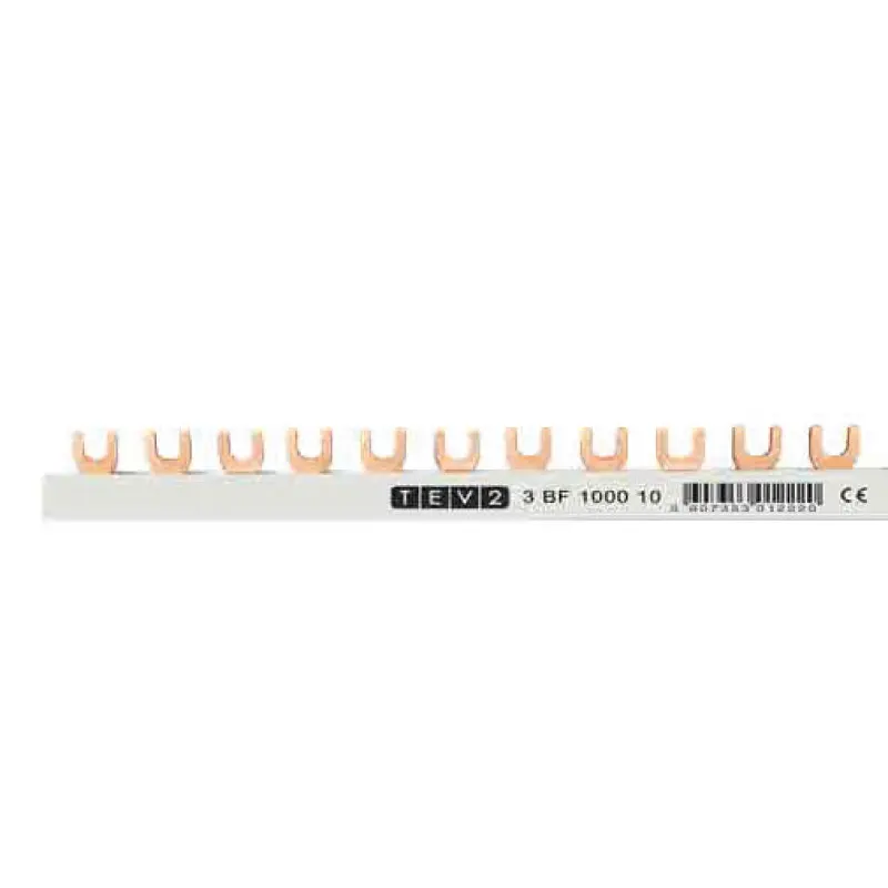 Barramento forquilha TEV 3P 10 mm2 Barramento forquilha TEV 3P 10 mm2