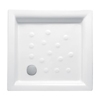 Base duche cerâmica Sanitana Anabela 800 x 800 x 80 mm de pousar Base duche cerâmica Sanitana Anabela 800 x 800 x 80 mm de pousar