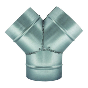 Bifurcação aço galvanizado 100 mm Bifurcação aço galvanizado 100 mm