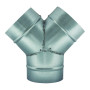 Bifurcação aço galvanizado 100 mm