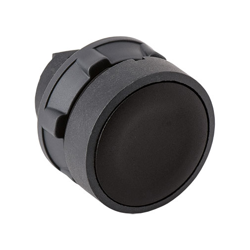 Botão comando preto 22mm ZB5AA2 Botão comando preto 22mm ZB5AA2