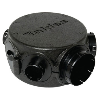 Caixa coletora Aldes VMC com 1 entrada 160 mm, 1 saída 125 mm e 6 saídas 80 mm Caixa coletora Aldes VMC com 1 entrada 160 mm, 1 saída 125 mm e 6 saídas 80 mm