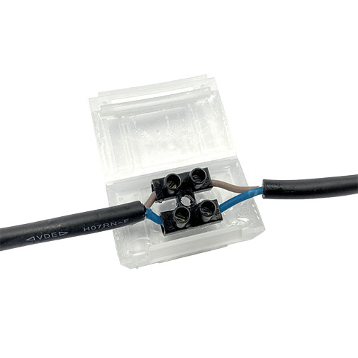 Caixa gel isolante para 3 cabos 1-6 mm2 Caixa gel isolante para 3 cabos 1-6 mm2