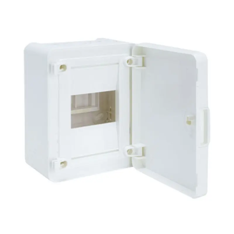Caixa Hager Golf 1 fila 8 módulos saliente com porta opaca Caixa Hager Golf 1 fila 8 módulos saliente com porta opaca