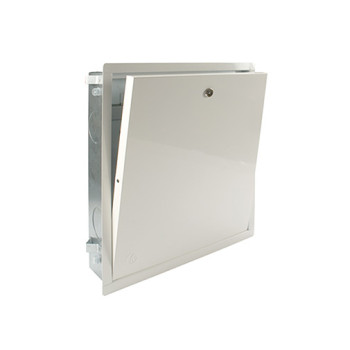 Caixa metálica encastrar Giacomini 800 x 450 x 110 mm para coletor piso radiante Caixa metálica encastrar Giacomini 800 x 450 x 110 mm para coletor piso radiante