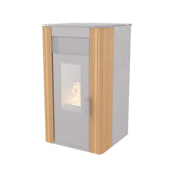 Capa Fuji oak para salamandra pellets Solzaima Hidro 12 kW